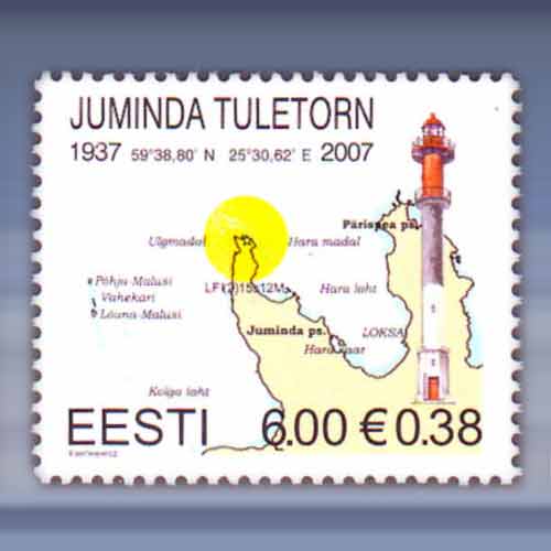 Juminda Tuletorn vuurtoren - Klik op de afbeelding om het venster te sluiten