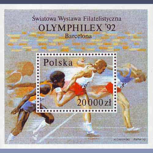 Olymphilex '92 - Klik op de afbeelding om het venster te sluiten