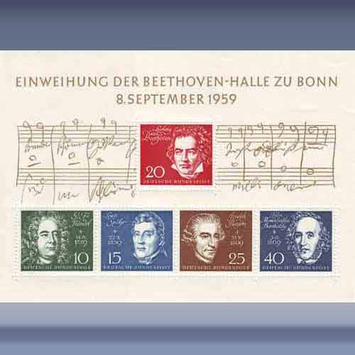 Einweihung der Beethoven-Halle