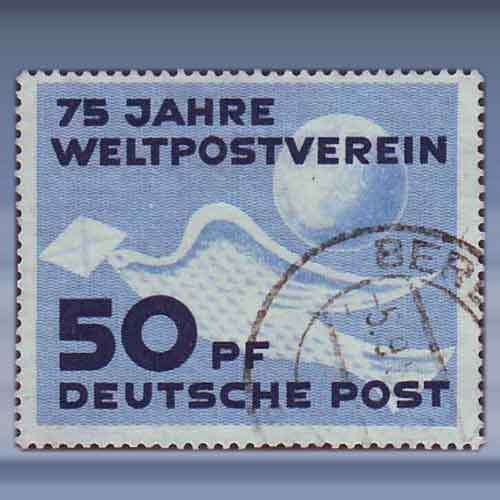 75 Jahre Weltpostverein - Klik op de afbeelding om het venster te sluiten