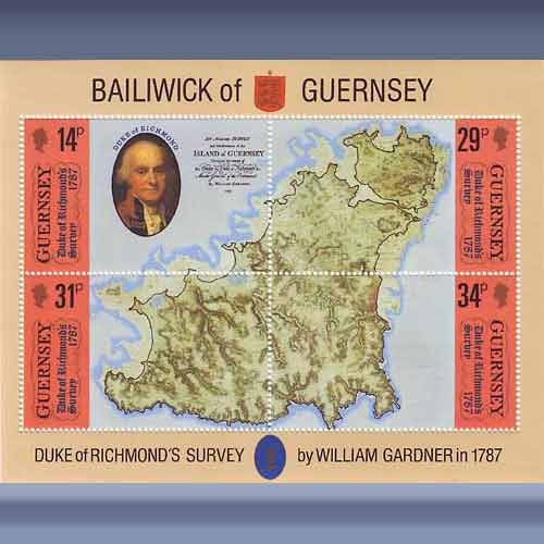 Landkaart Guernsey - Klik op de afbeelding om het venster te sluiten