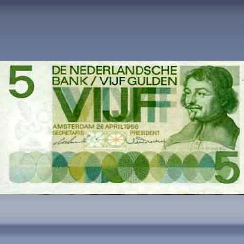 5 gulden Vondel - Klik op de afbeelding om het venster te sluiten