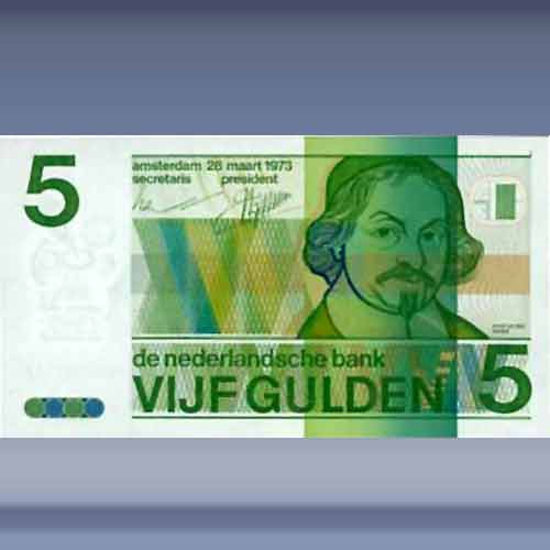 5 gulden Vondel - Klik op de afbeelding om het venster te sluiten