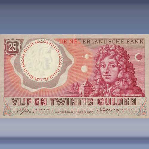 25 gulden Huygens - Klik op de afbeelding om het venster te sluiten