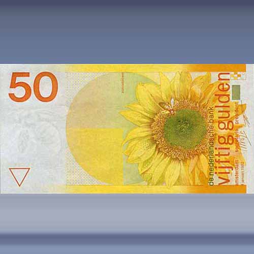 50 gulden Zonnebloem - Klik op de afbeelding om het venster te sluiten