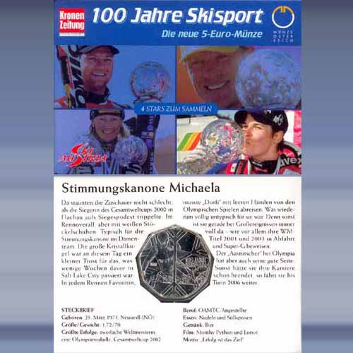 Oostenrijk 5 euro, Michaela...