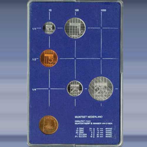 Muntset Nederland (FDC) 1986