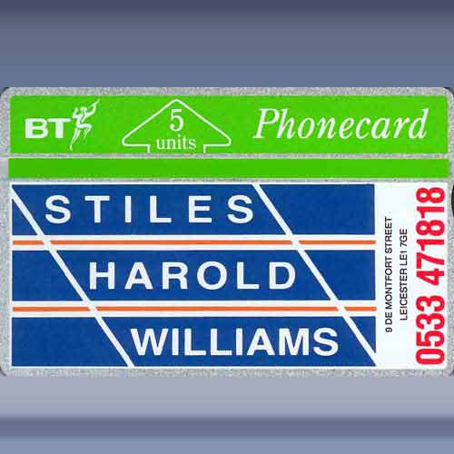 Stiles Harold Williams (Leicester)