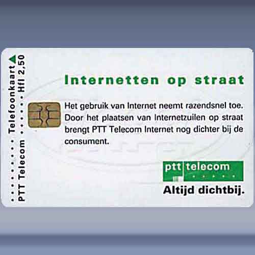 Internetten op straat (PTT Telecom)