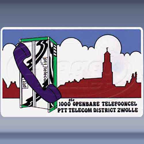 Zwolle, 1000ste openbare telefooncel - Klik op de afbeelding om het venster te sluiten