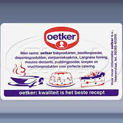 Oetker: kwaliteit is het beste recept