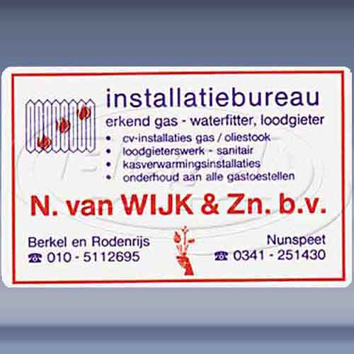 Installatiebureau N. van Wijk & Zn.