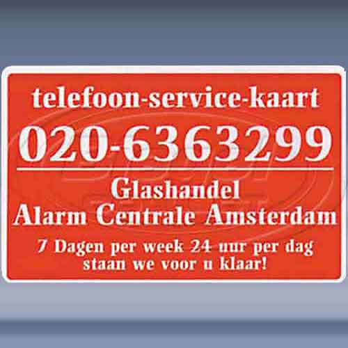 Glashandel Alarm Centrale Amsterdam