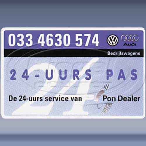 Audi,de 24-uurs service van Pon Dealer