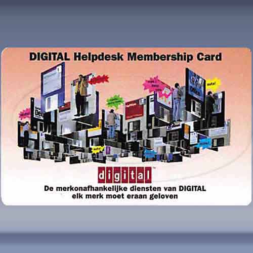 Digital helpdesk membershipcard