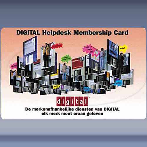 Digital helpdesk membershipcard