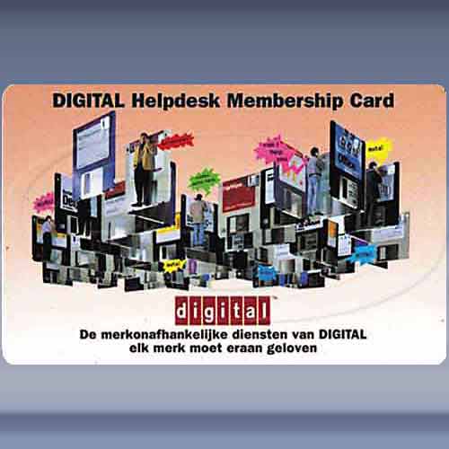 Digital helpdesk membershipcard