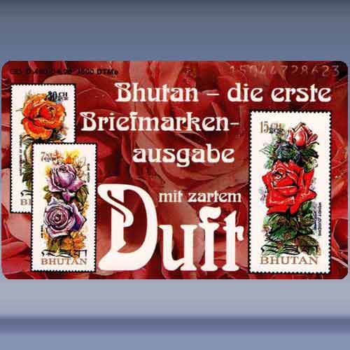Bhutan-Briefmarke