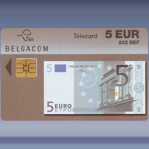 5 Euro Banknote (BEF - Euro)
