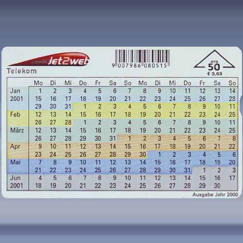 Kalender 2001